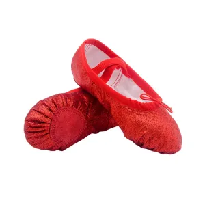 1 Pair Girl Ballet Flats Yoga Shoes Ballet Shoes Dance Shoes Child Dancing Shoes Cat Claw Shoes Women Ballet Shoes Exercise Shoes Red Toddler Pocket