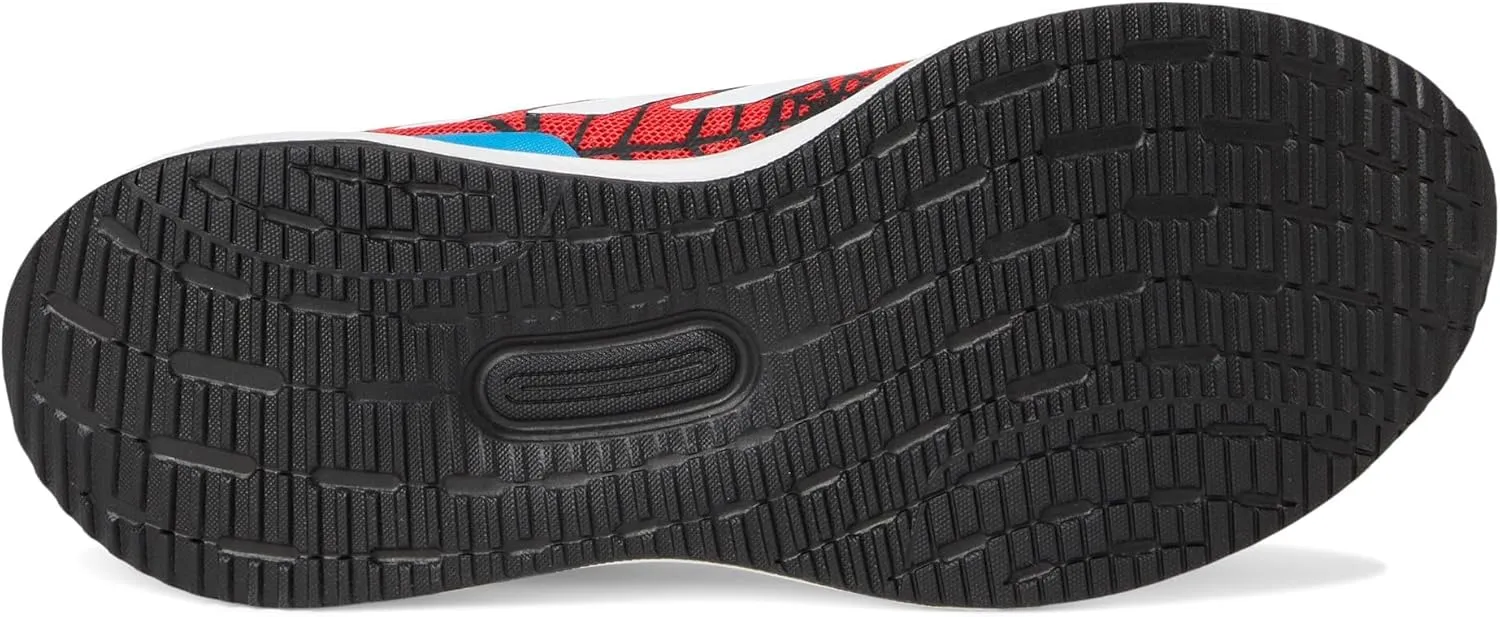 adidas Unisex-Child Marvel Spider-Man Run Falcon Elastic Lace Sportswear Shoes (Little Kid) Sneaker
