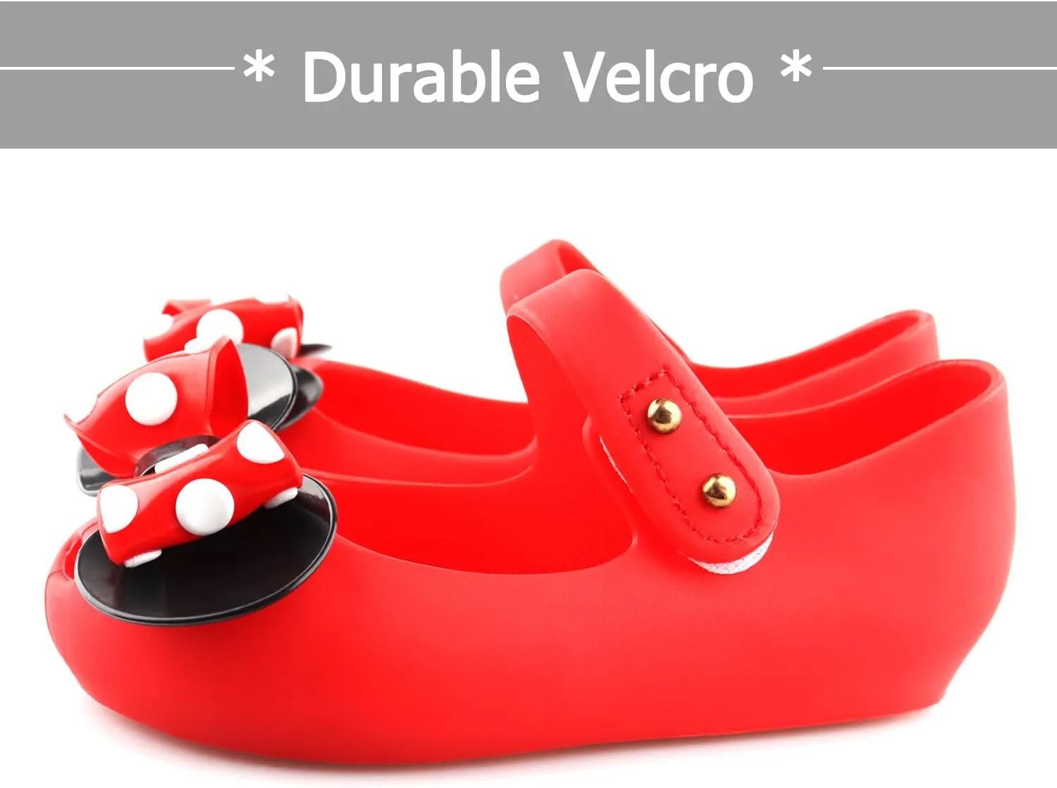 Amtidy Mary Jane Dance Party Cosplay Shoes Girls Sweet Dot Bow Princess Birthday Sandals for Little Girls