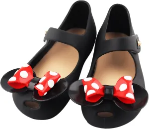 Amtidy Mary Jane Dance Party Cosplay Shoes Girls Sweet Dot Bow Princess Birthday Sandals for Little Girls