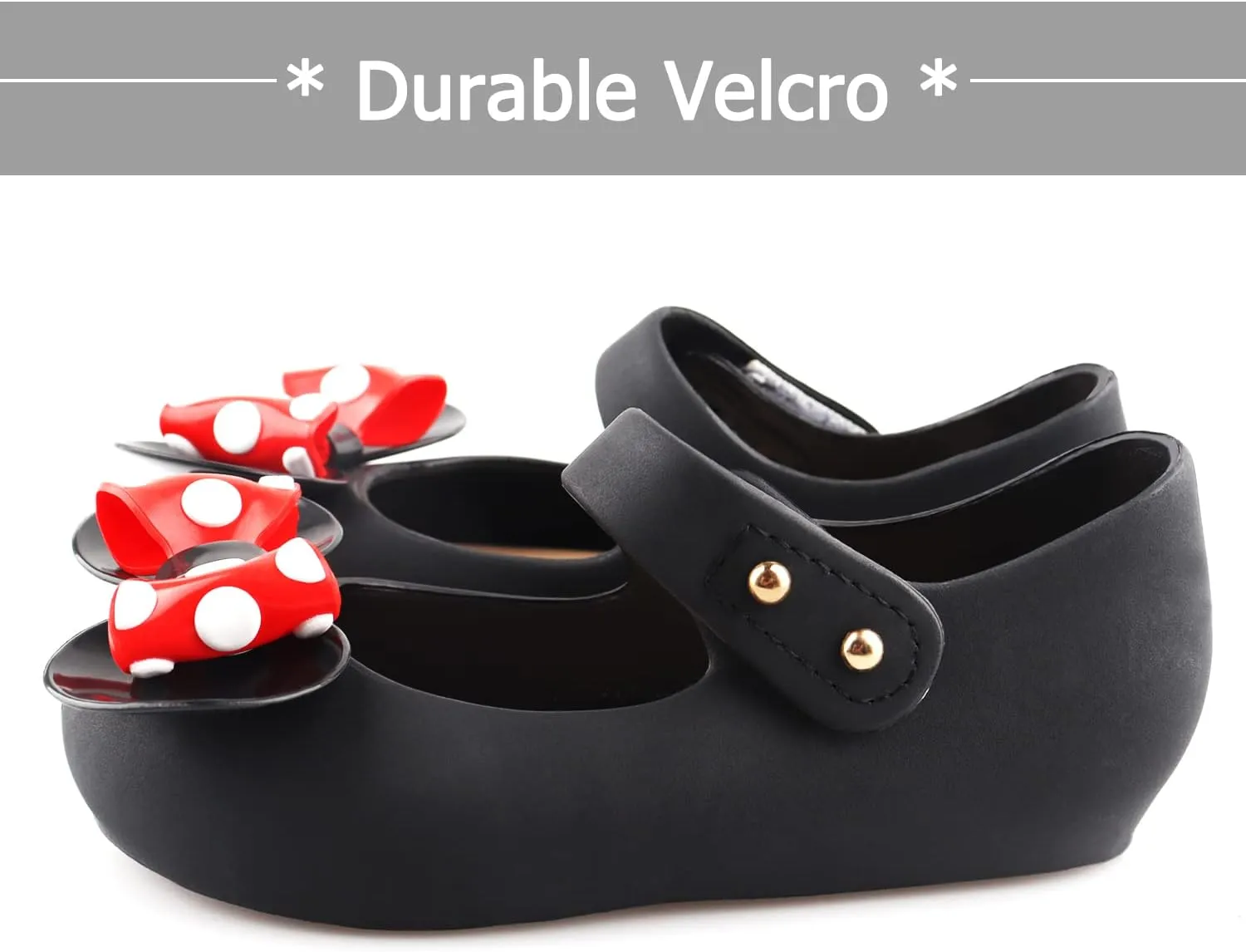 Amtidy Mary Jane Dance Party Cosplay Shoes Girls Sweet Dot Bow Princess Birthday Sandals for Little Girls