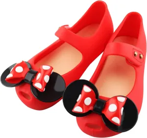 Amtidy Mary Jane Dance Party Cosplay Shoes Girls Sweet Dot Bow Princess Birthday Sandals for Little Girls