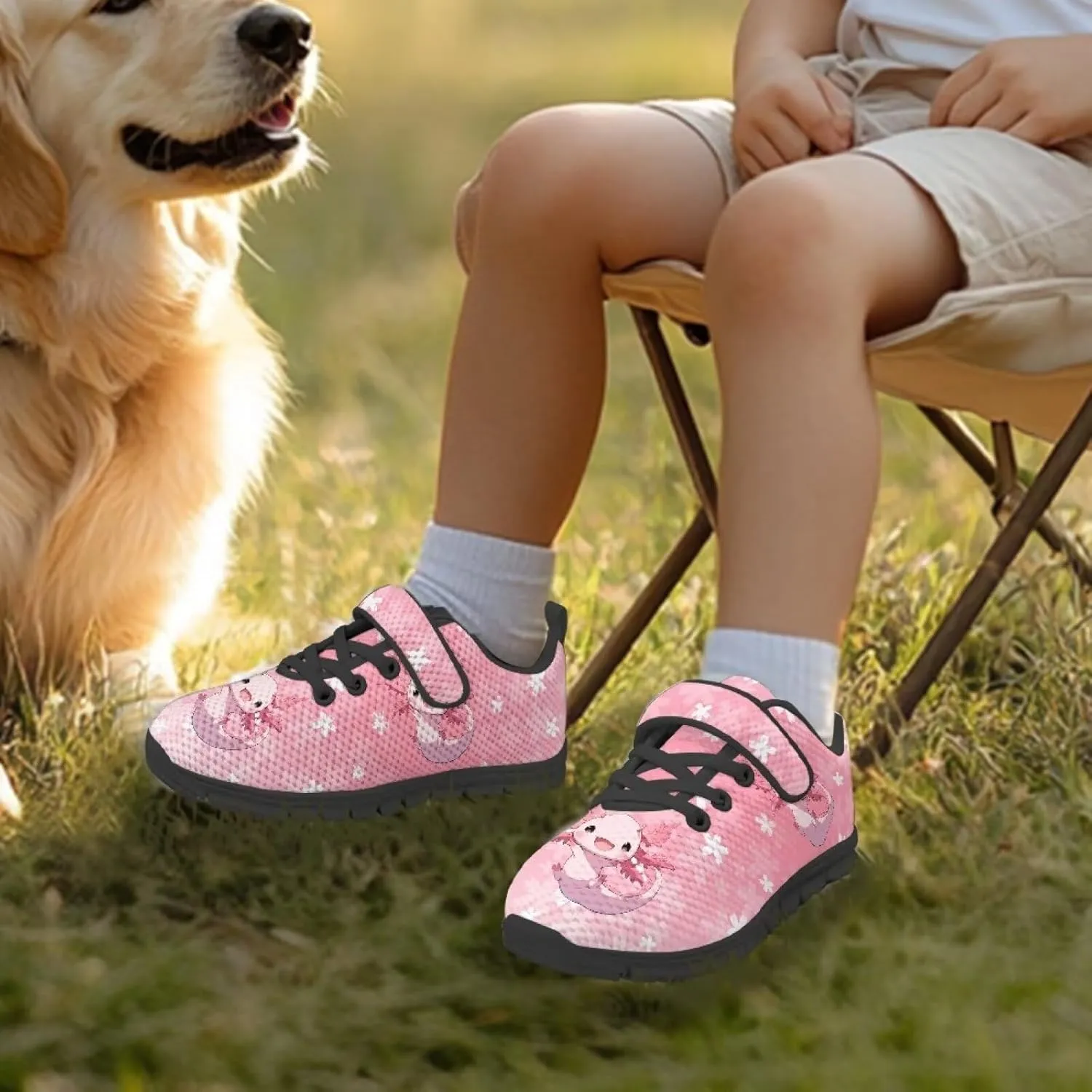 Animals Shoes for Boys Girls Cozy Lightweight Anti-Skid Barefoot Running Sneaker Hook and Loops Strap Athletic Tennis Sneakers for Children/Big Kids/Litter Boys Girls/Toddler US 11-15