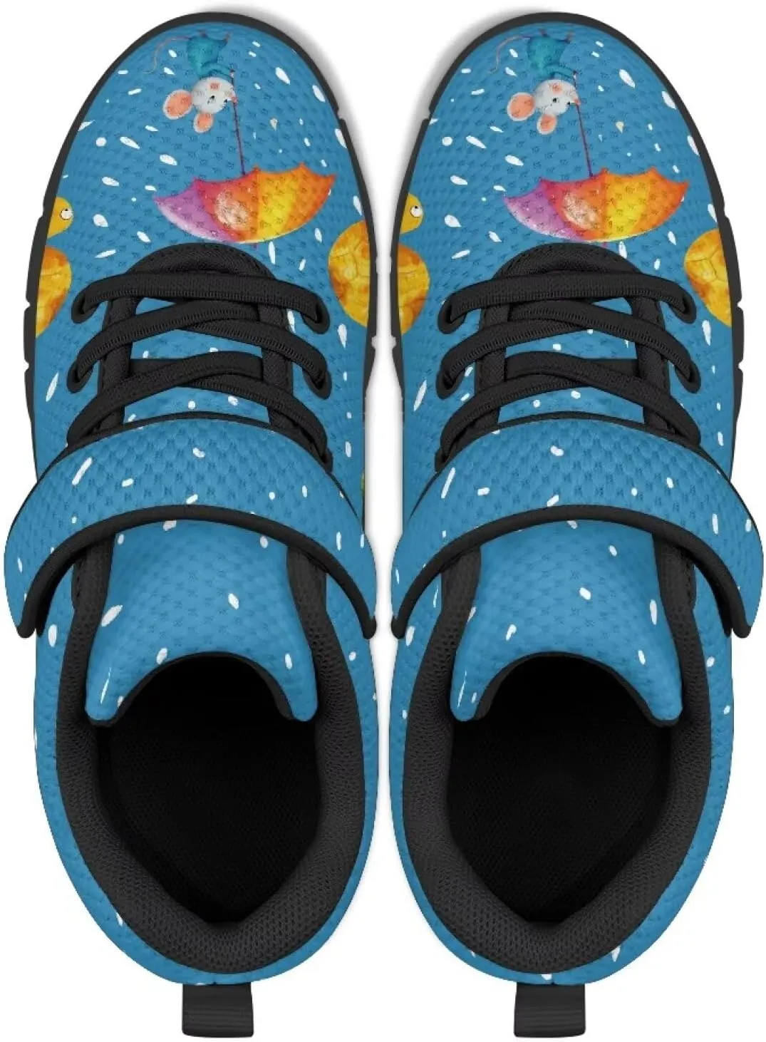 Animals Shoes for Boys Girls Cozy Lightweight Anti-Skid Barefoot Running Sneaker Hook and Loops Strap Athletic Tennis Sneakers for Children/Big Kids/Litter Boys Girls/Toddler US 11-15