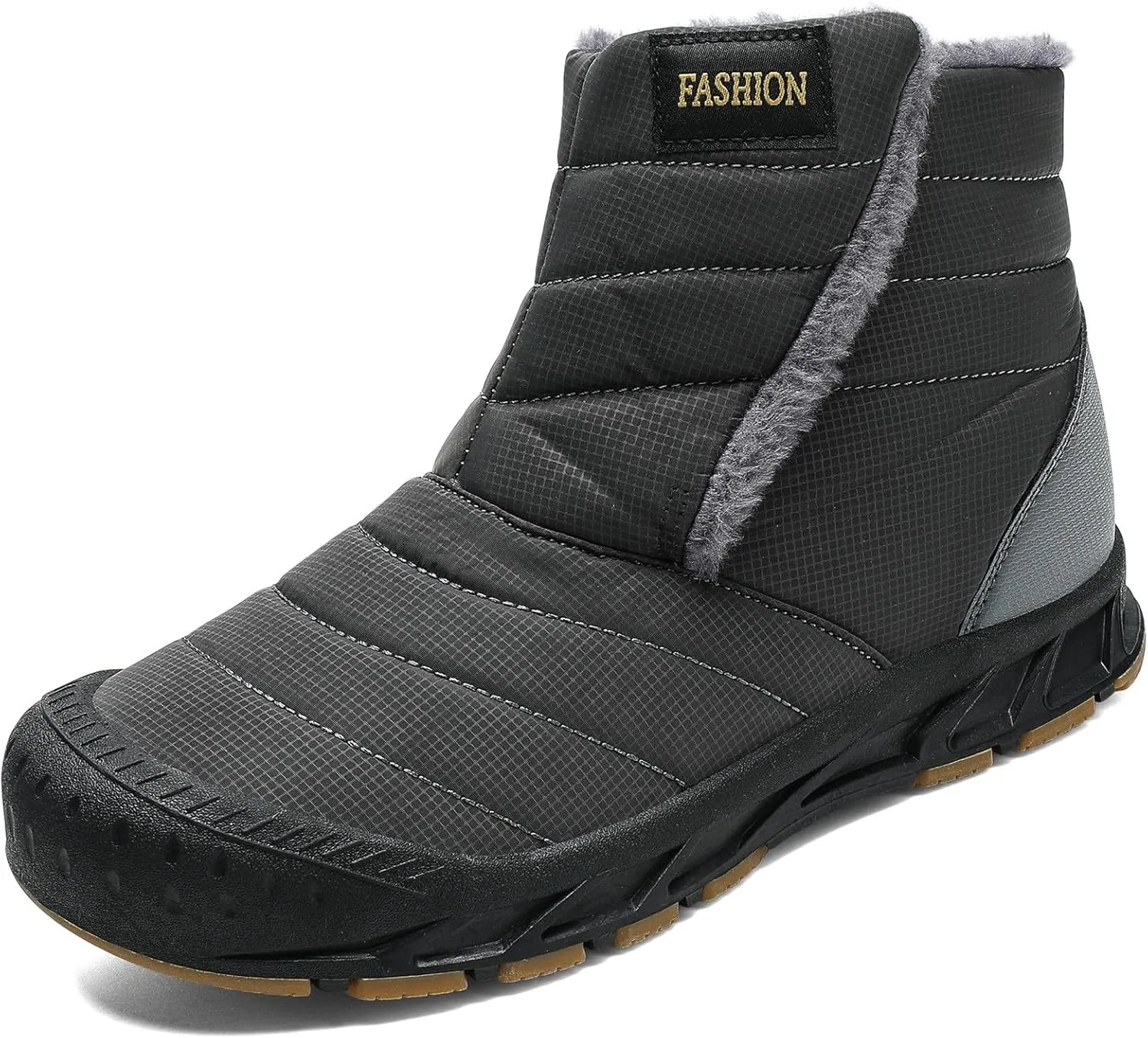 Ankle Snow Boots Men Women High Top Fashion Casual Trainers Winter Padded Thick Rubber Sole Waterproof Outdoor Shoes