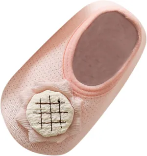 Baby Boy Shoes Socks for Children Baby Floor Floor Baby Toddler Socks Spring Soft Socks Non Shoes Flowers Mesh Gift B