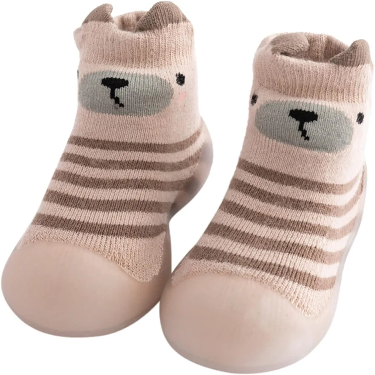 Baby Girl Shoes,Kids Toddler Baby Boys Girls Solid Warm Knit Soft Sole Rubber Shoes Sock Slipper Stocking Girls Shoes
