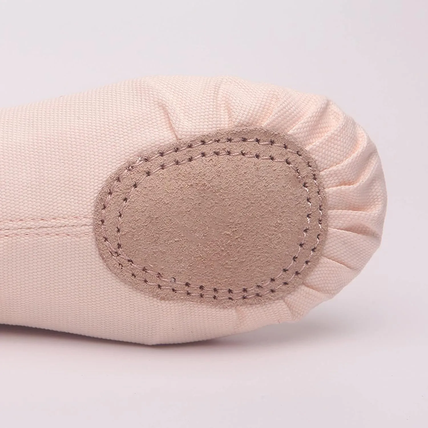 Ballet Shoes for Girls, Satin Elastic Dance Practice Slippers Split Soft Leather Flat Sole Yoga Gymnastics Shoes