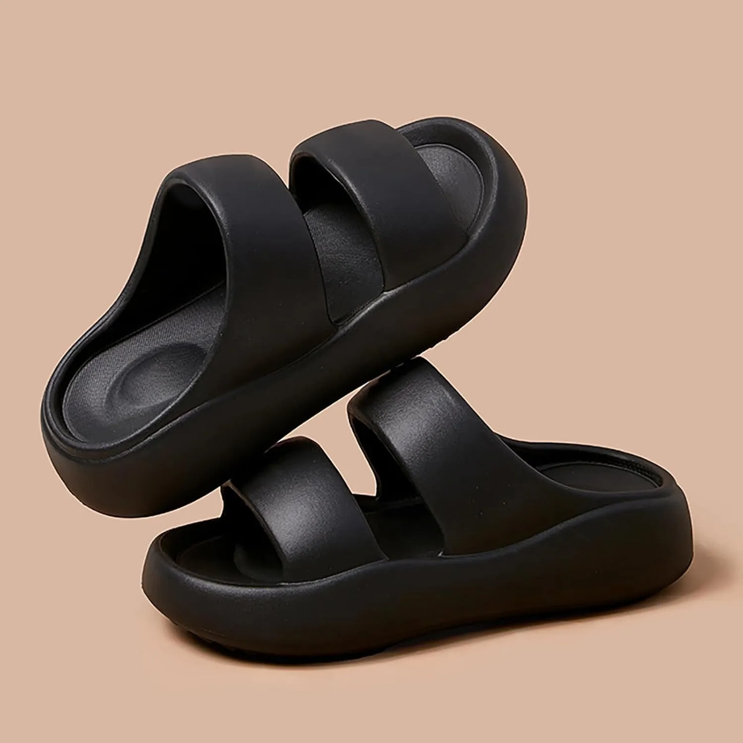 Bathroom Slippers Men Shower Shoes Women Cloud Slippers for Men Womens Slides Ultimate Comfort Indoor Quick Drying