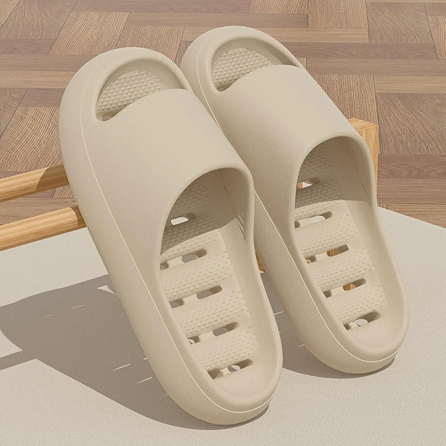 Bathroom Slippers Men Slides for Women Mens Shower Shoes Shower Shoes Women Soft Sole Ultra Comfort Quick Drying Slippers