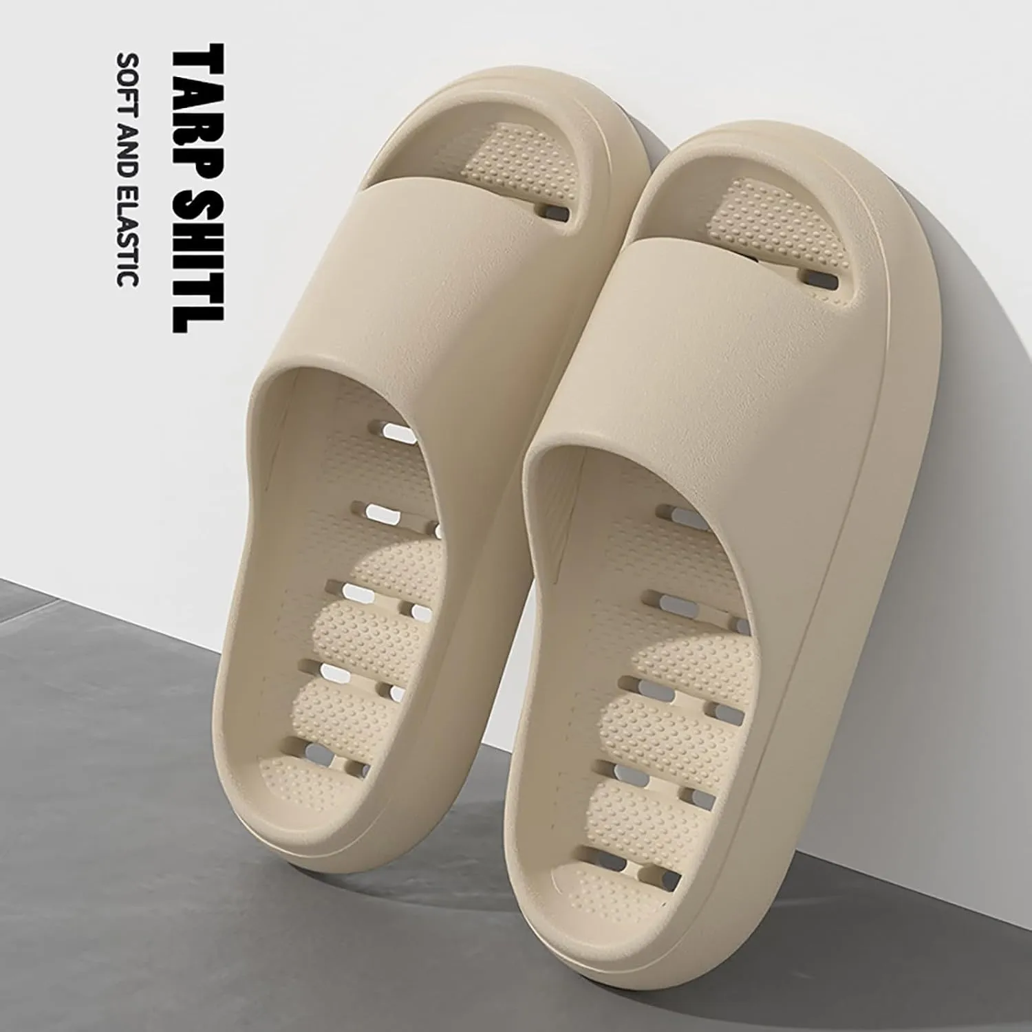 Bathroom Slippers Men Slides for Women Mens Shower Shoes Shower Shoes Women Soft Sole Ultra Comfort Quick Drying Slippers