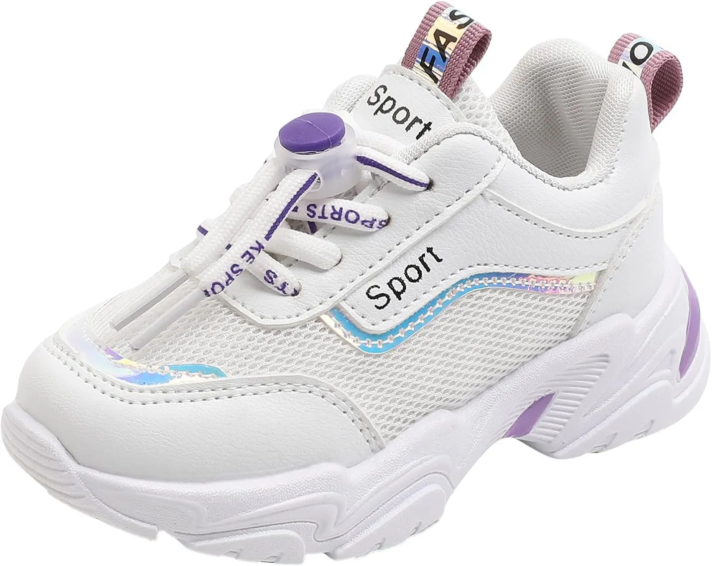 Black Shoes for Girls,Toddler Kids Shoes Breathable Infant Baby Soft Mesh Sneakers Shoes 1-6 Years