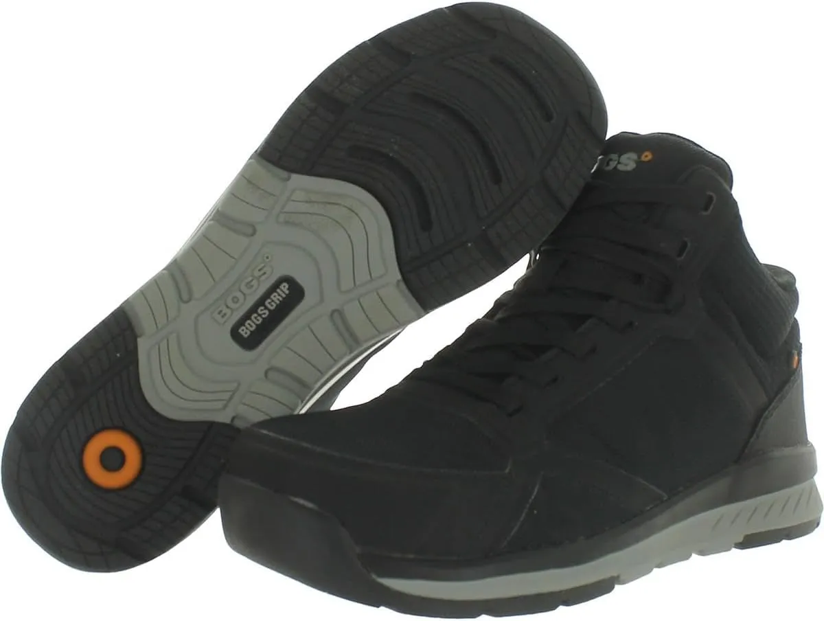BOGS Sandstone Mid Composite Safety Toe Womens Sneakers  Textile Lining  Bloom EVA Footbed