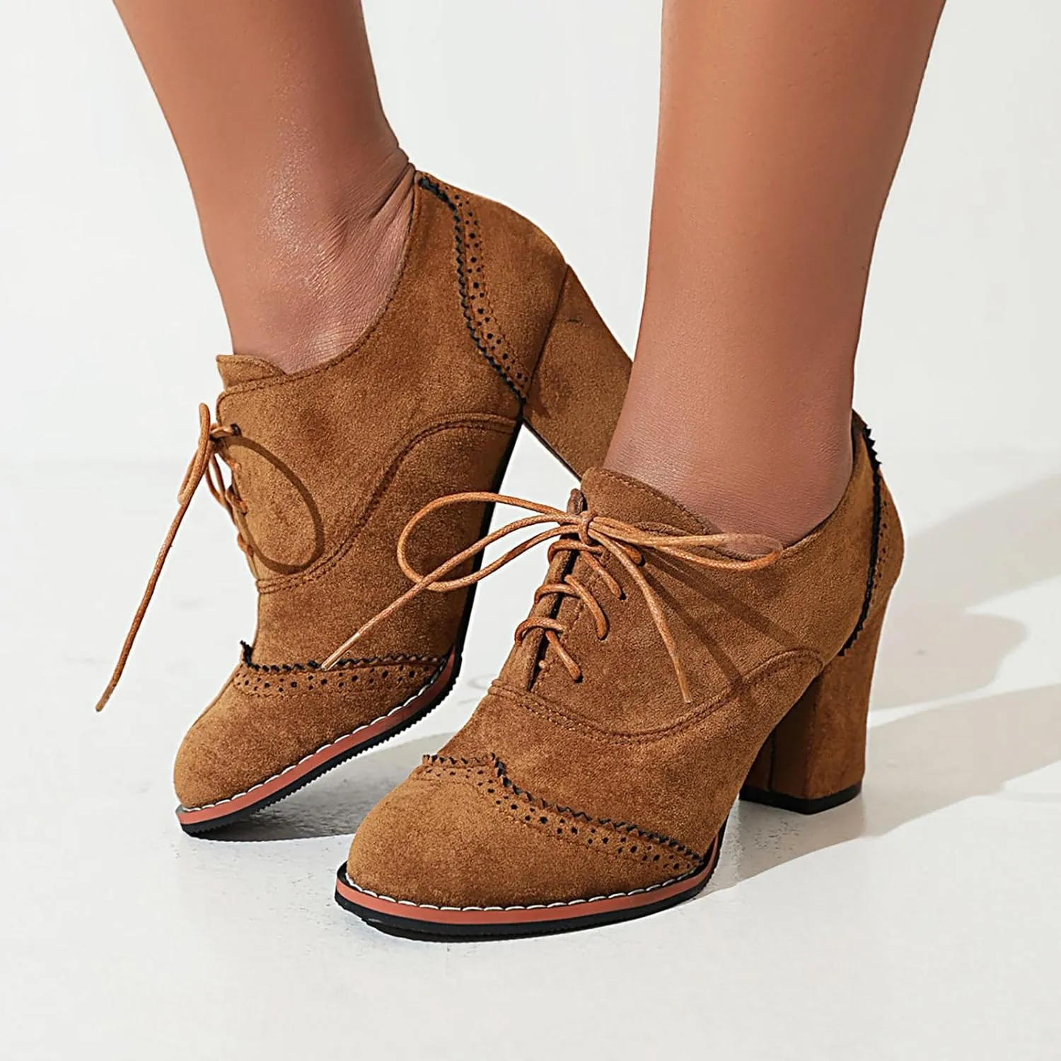 Boots for Women Chelsea Booties Low Chunky Heels Lug Sole Elastic Ankle Boots Shoes for Women Low Heel Comfortable Keen High