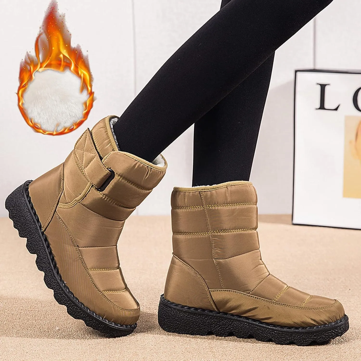 Boots Snow Winter Warm Boots Short Outdoor Bootie Shoes Girls For Women women's boots Insulated Work Boots Women