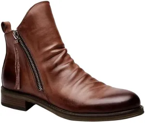 Chelsea Boots High Top Vintage Leather Round Toe Flat Short Boots Hiking Boots Work Boots Cowboy Boots Western Boots