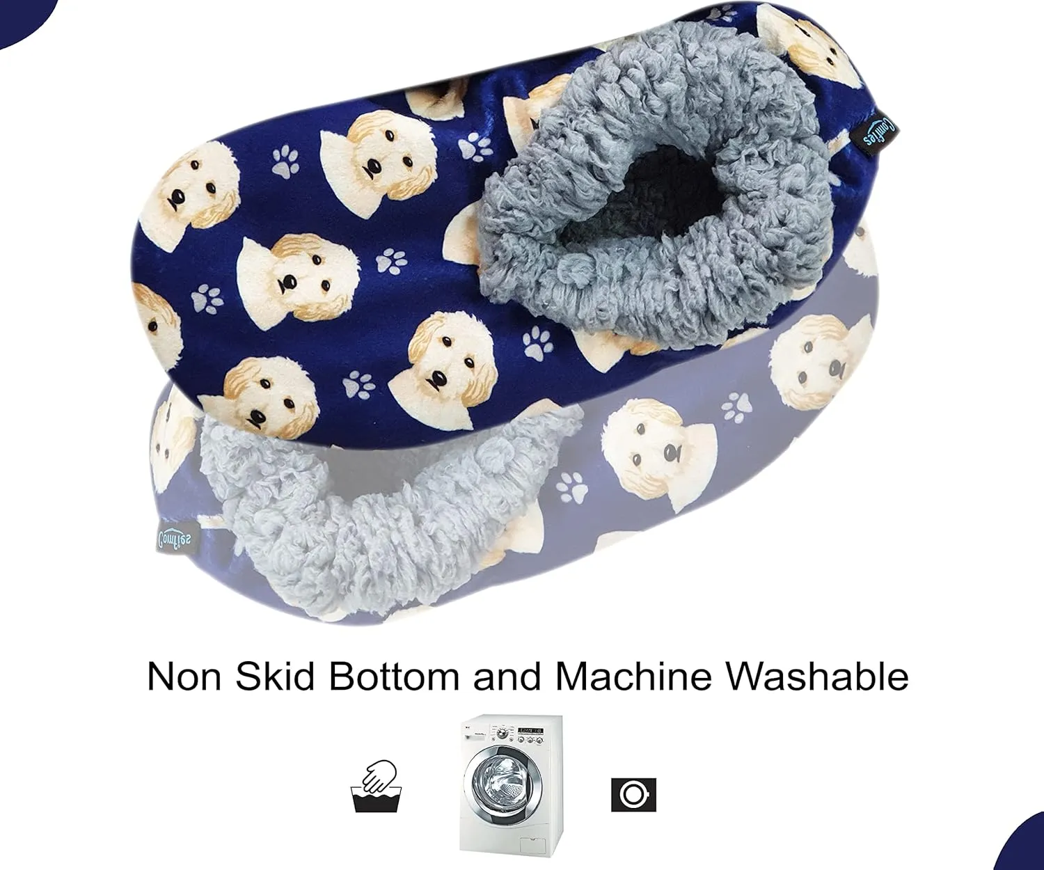 Chihuahua Super Soft Womens Slippers - One Size Fits Most - Cozy House Slippers - Non Skid Bottom - perfect for Chihuahua gifts