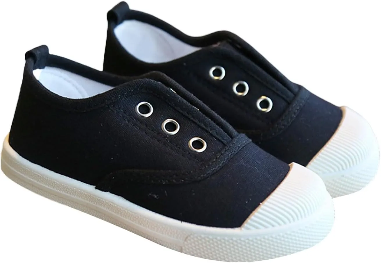Children's Canvas Shoes Breathable Boys' and Girls' Shoes Indoor Children's Shoes Toddler Girls Running Shoes Size 13