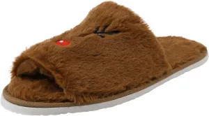 Christmas Horn Open Toe Slippers for Women Cozy Indoor Holiday Slippers Comfortable Foreign Trade Style for