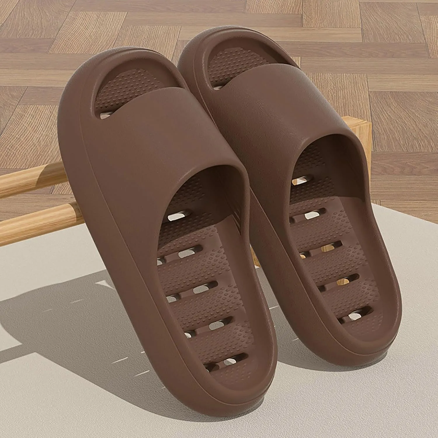 Cloud Slides Lightweight Beach Sandals Soft Sole Open Toe Slide Slippers for Bathroom House Slipper Outdoor