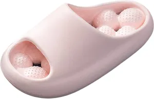 Cloud Slides Non Slip Quick Drying Bathroom Slippers for Women Men Lightweight Beach Sandals with Drain Holes