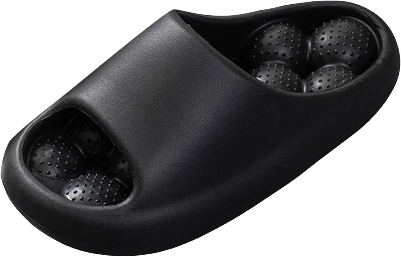 Cloud Slides Non Slip Quick Drying Bathroom Slippers for Women Men Lightweight Beach Sandals with Drain Holes