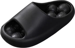 Cloud Slides Non Slip Quick Drying Bathroom Slippers for Women Men Lightweight Beach Sandals with Drain Holes
