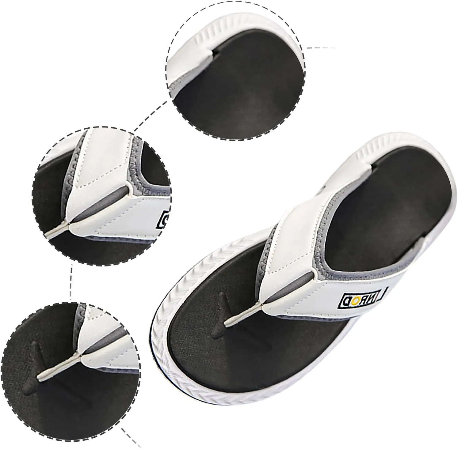Comfortable Walking Thong Sandals Foreign Trade Flip Flops for Men Beach Slippers for Men Summer Non Slip External