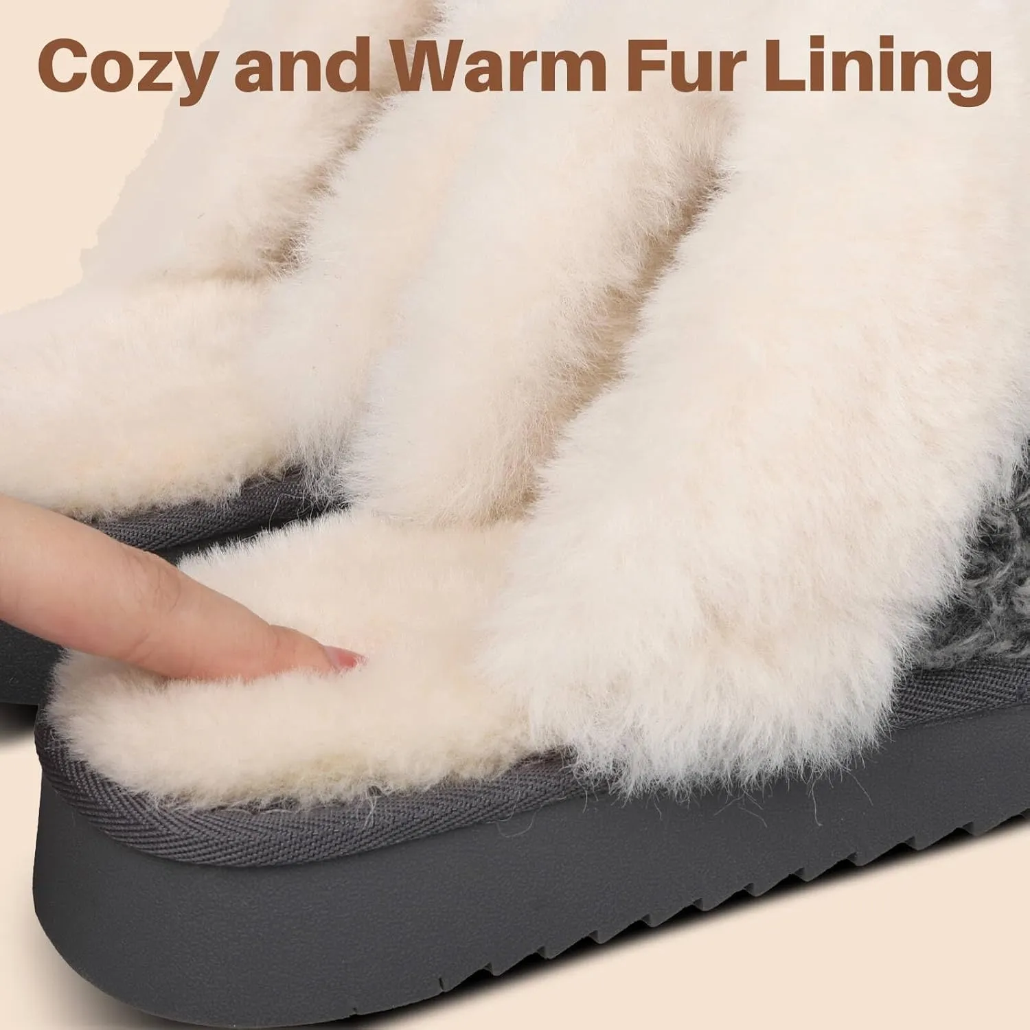 Cozy Knit Slippers for Women Womens Slippers Warm House Shoes Premium Quality Winter House Slippers Indoor/Outdoor