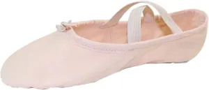 Danzcue Girl's Canvas Ballet Shoes Split Sole Ballet Slippers for Girl Dance Shoes