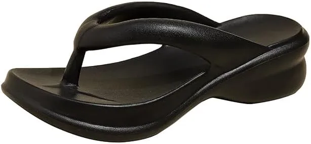 EVA Womens Flip Flops Sandals Indoor Outdoor Two Wear Platform Fashion Simple Sandals Flip Flops Thong Slippers
