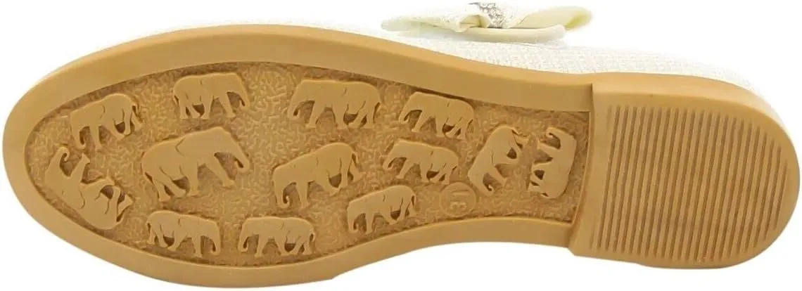 Flower Girls Mary Janes Dress Shoes Flat Birthday Wedding Footwear
