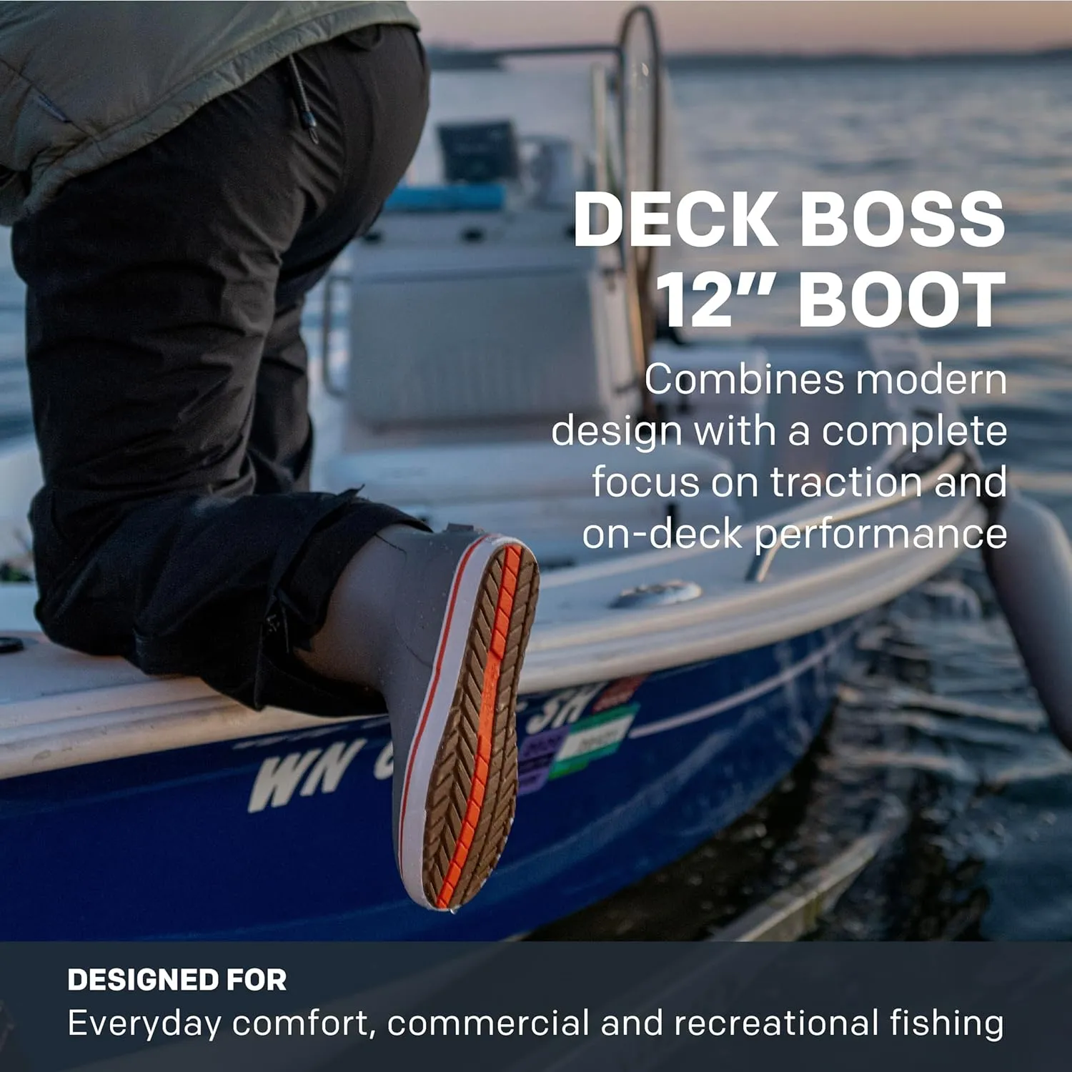 Grundns Mens 12 Deck Boot | Durable, Waterproof