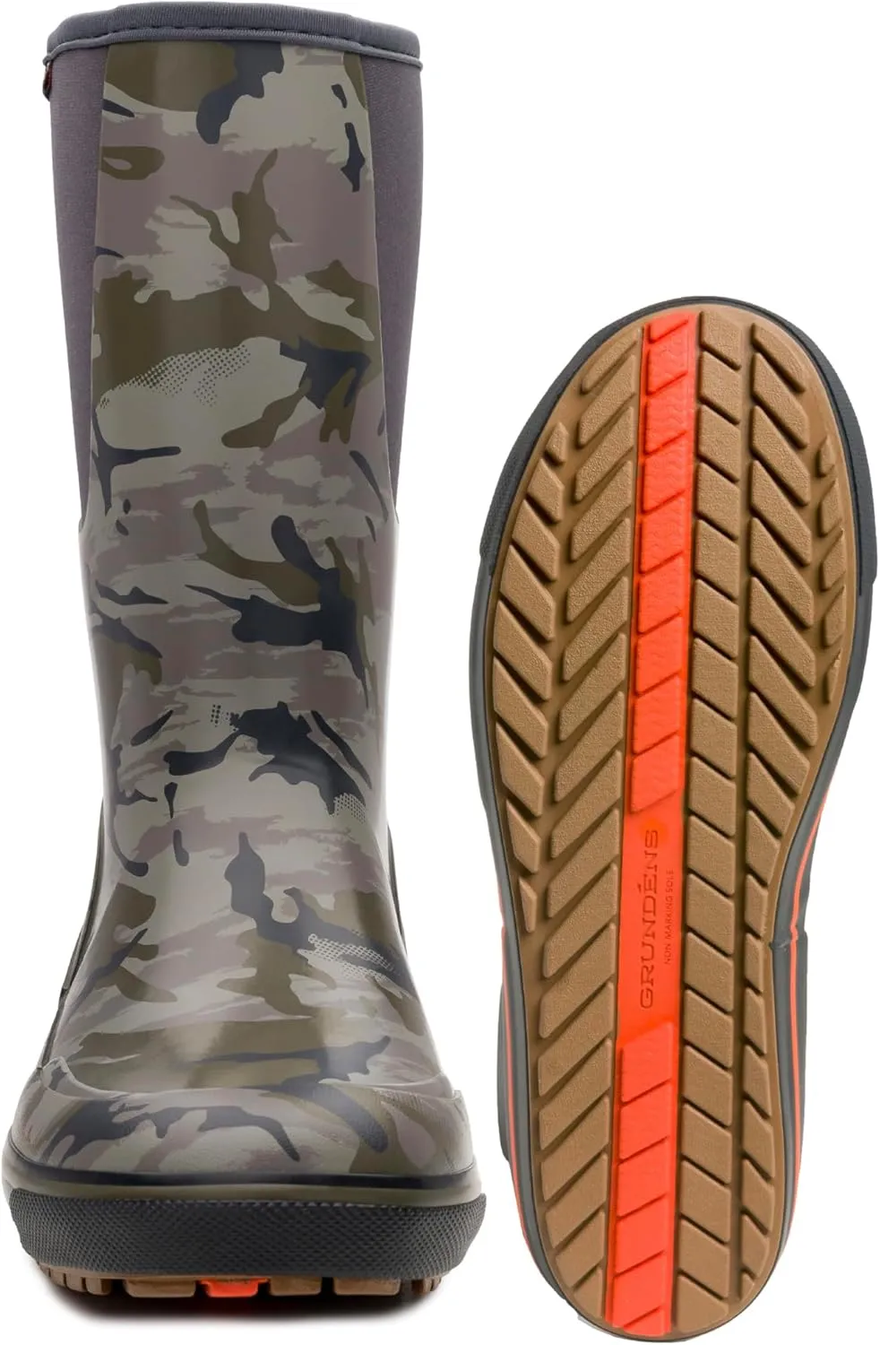 Grundns Mens 12 Deck Boot | Durable, Waterproof