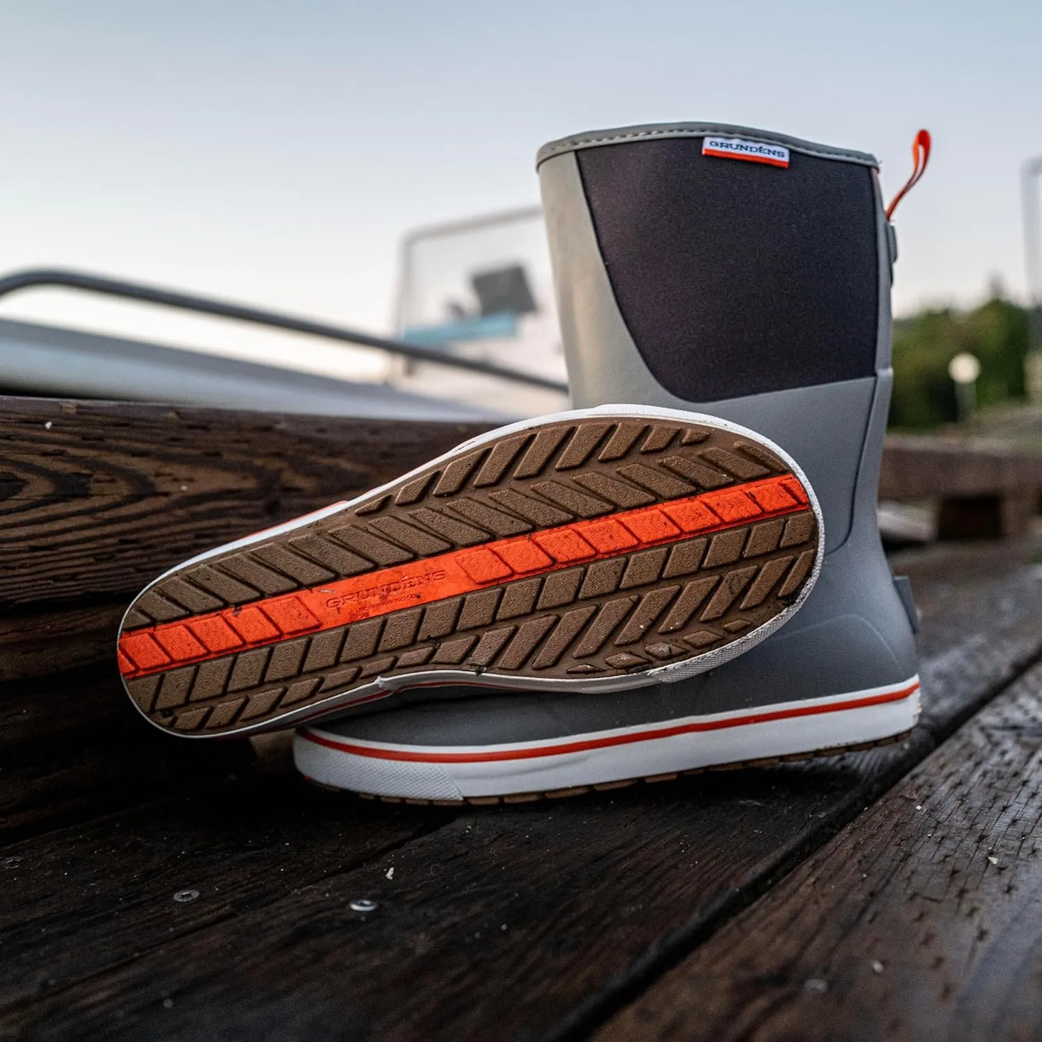 Grundns Mens 12 Deck Boot | Durable, Waterproof