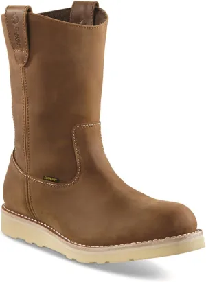 Guide Gear Wedge 10 Waterproof Wellington Work Boots for Men, Mid-High, Leather Shoes, Moisture-Wicking Lining