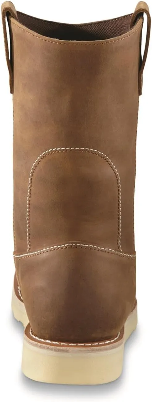Guide Gear Wedge 10 Wellington Work Boots for Men, Mid-High, Leather Shoes, Moisture-Wicking Lining