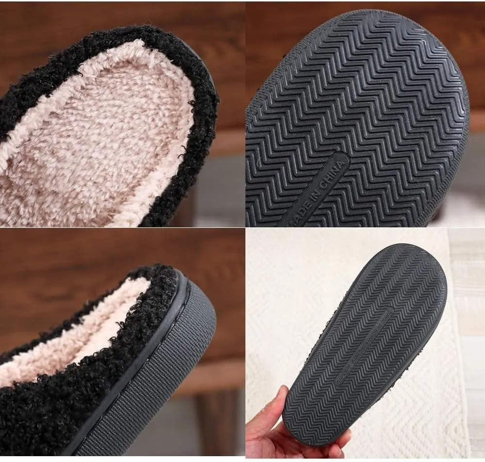 Halloween Skeleton Fingers Cozy Slippers, Spooky Comfy Autumn Winter Slippers, Fuzzy Plush Winter Indoor Outdoor