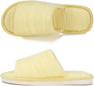 House Slippers for Women Comfy Breathable House Shoes with Memory foam Open Toe design for Summer Indoor and Bedroom Size 7 8 Gifts for Mom Womens