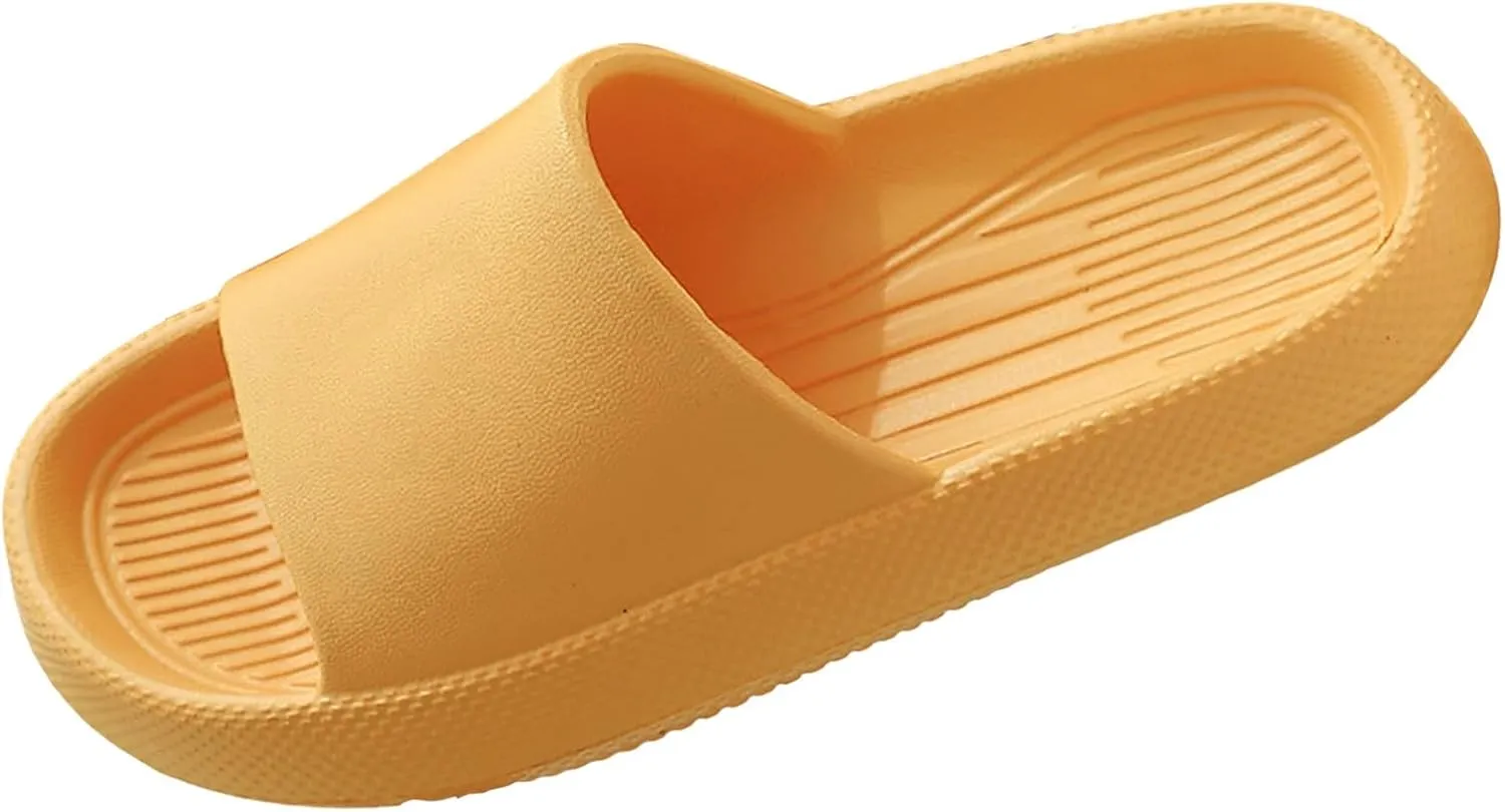 Indoor Slippers Comfortable Quick Drying Shower Slippers Cushioned Thick Sole Sandals for Indoor and Outdoor