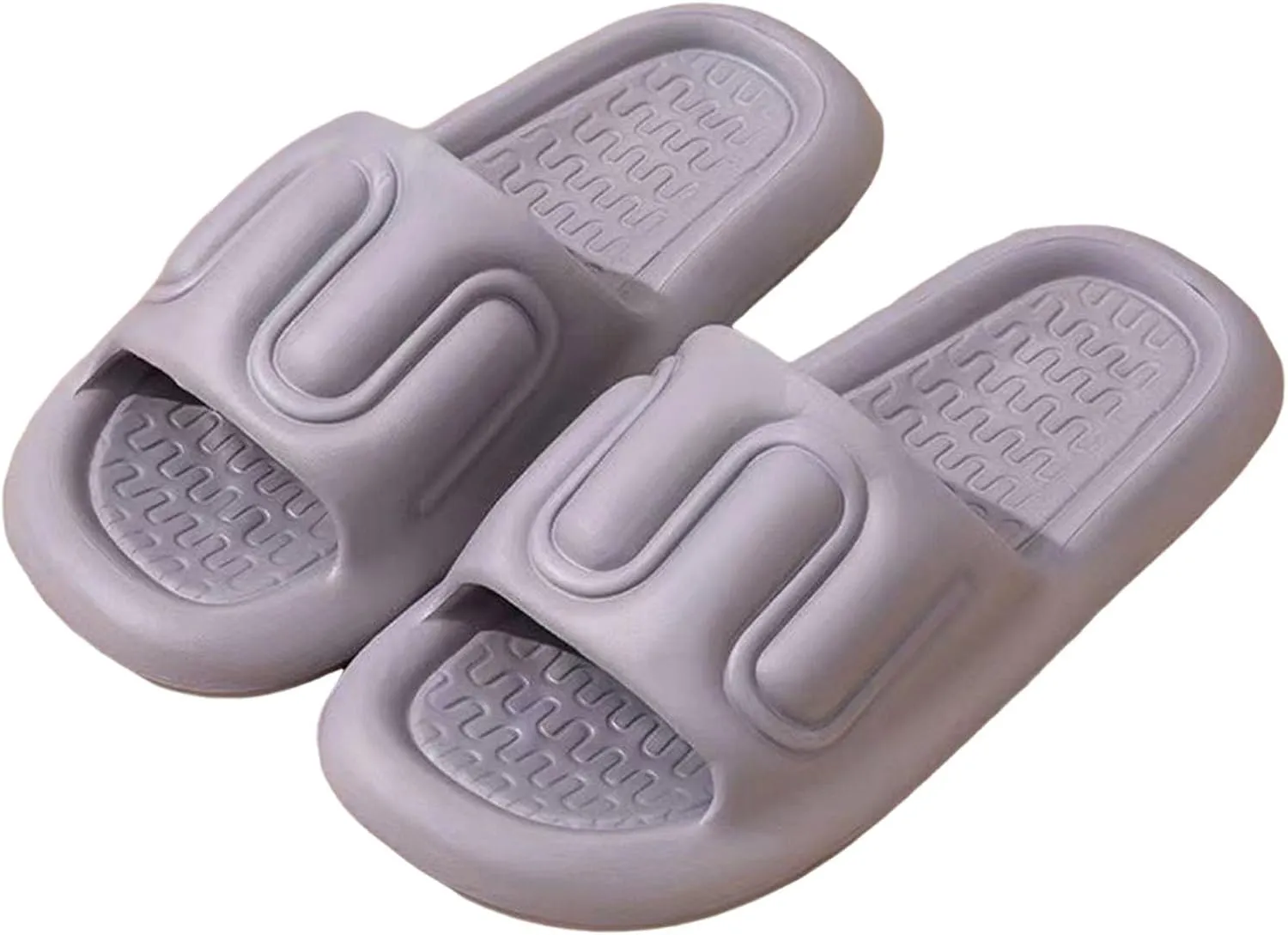Indoor Slippers Pillow Slippers for Women and Men Non Slip Quick Drying Cloud Slides for Women with Arch Support