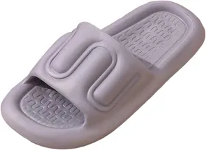 Indoor Slippers Pillow Slippers for Women and Men Non Slip Quick Drying Cloud Slides for Women with Arch Support