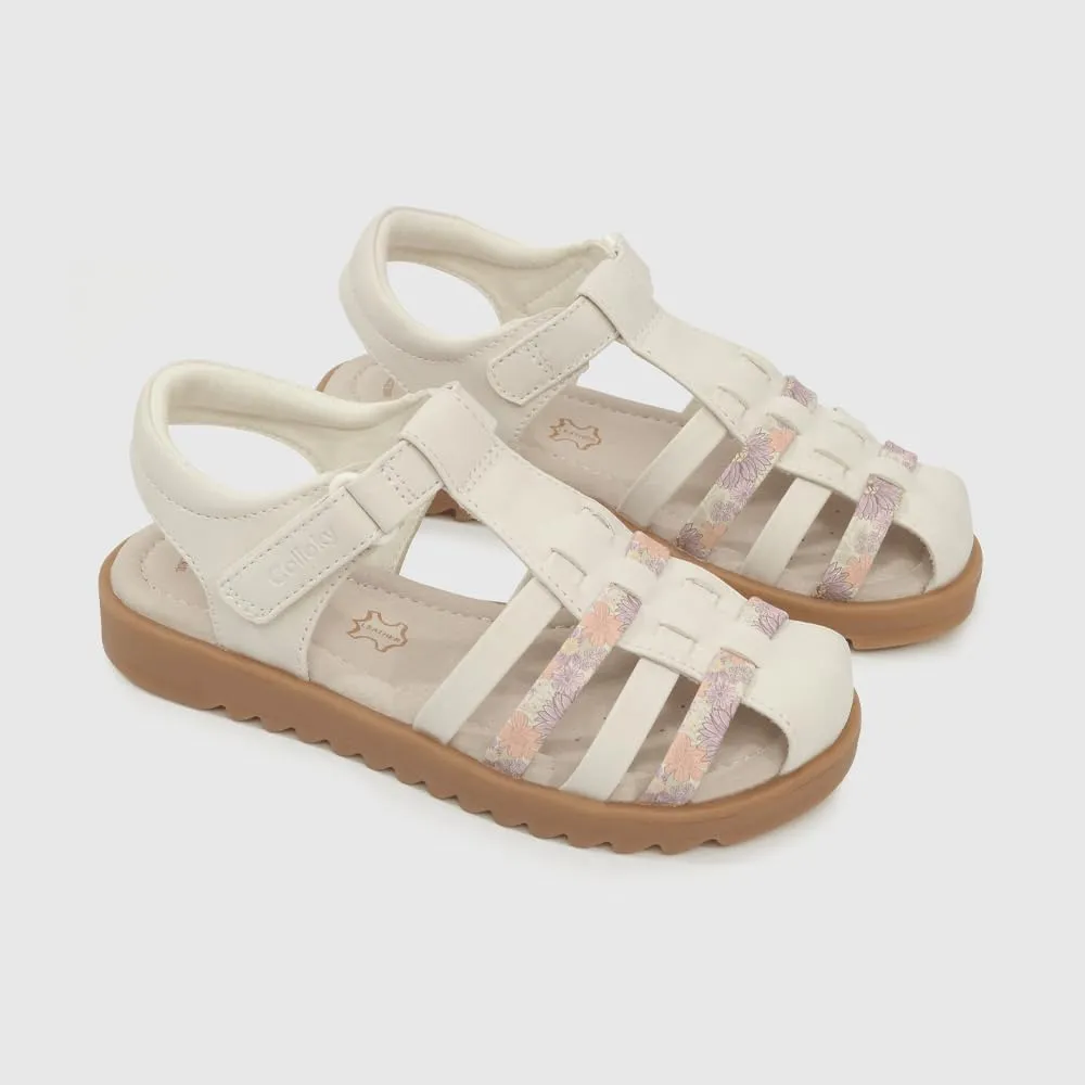 Kid Girls Fisherman Buckle Sandals - Comfortable Summer Sandals with Closed Toe & Adjustable Strap for Daily Wear & Outdoor Play