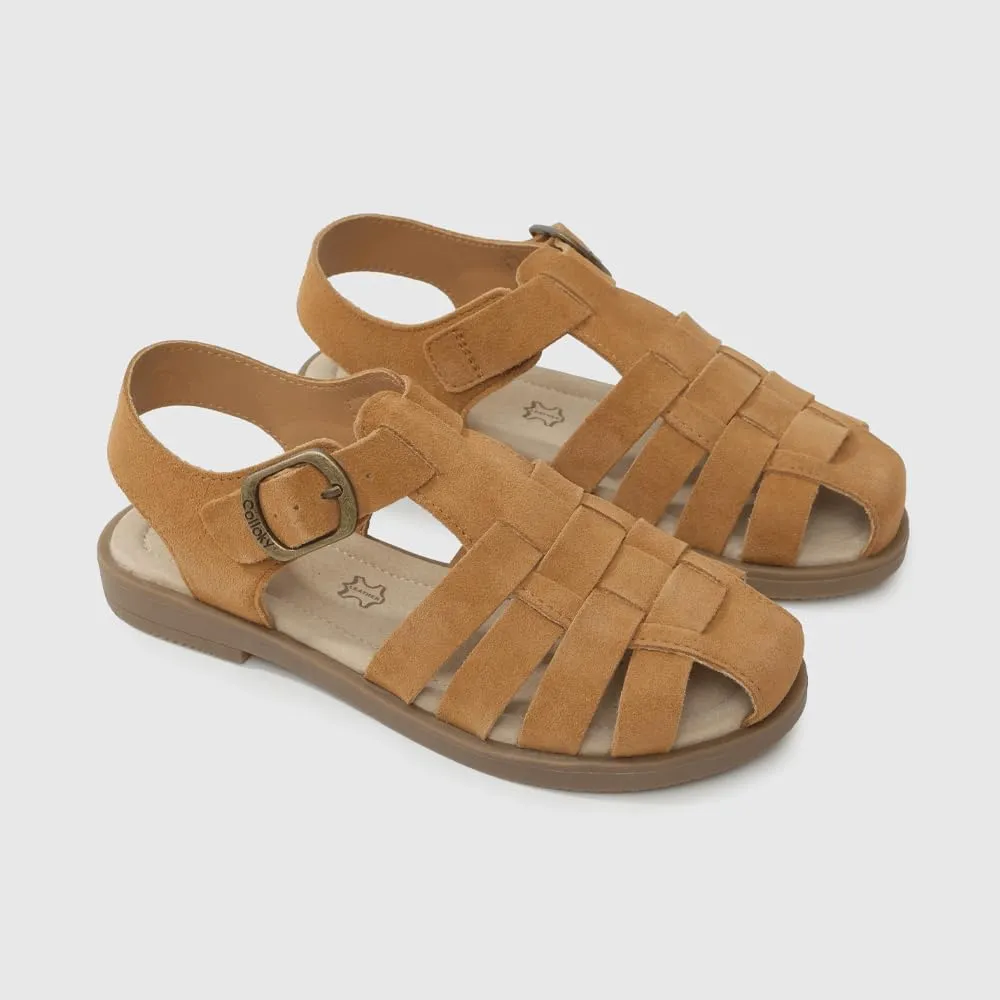 Kid Girls Fisherman Buckle Sandals - Comfortable Summer Sandals with Closed Toe & Adjustable Strap for Daily Wear & Outdoor Play