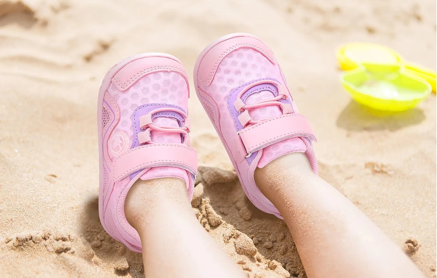 LeIsfIt Toddler Boys Girls Sneakers Kids Barefoot Walking Shoes Lightweight Mesh Tennis Shoes