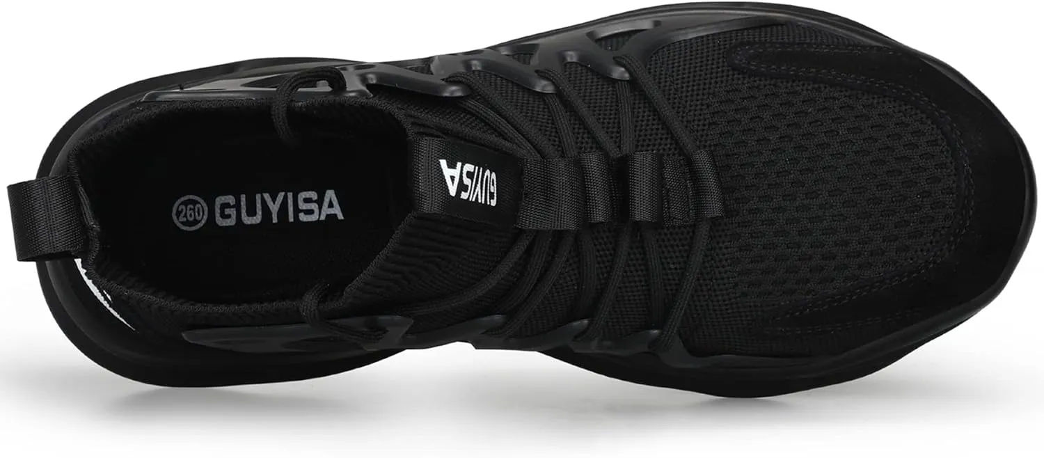 Lightweight Work Safety Steel Toe Boots, Breathable Construction Sports Tennis Footwear
