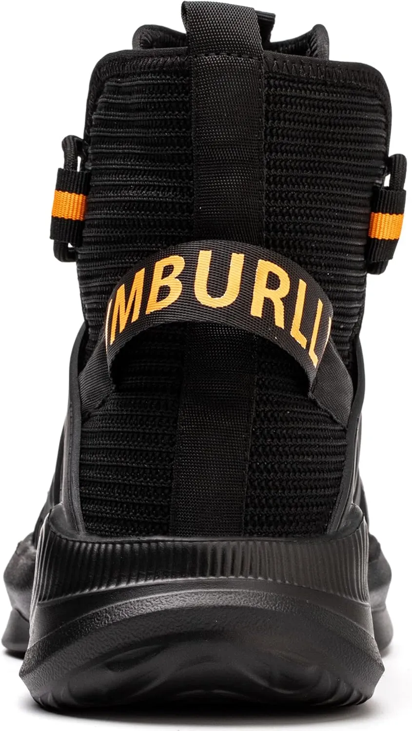 Lightweight Work Safety Steel Toe Boots, Breathable Construction Sports Tennis Footwear
