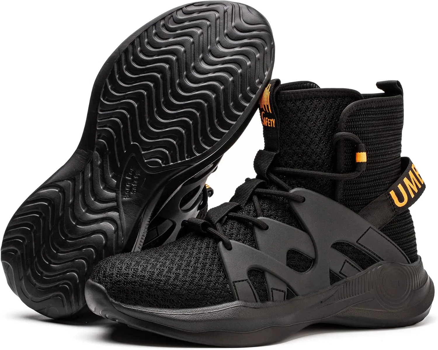 Lightweight Work Safety Steel Toe Boots, Breathable Construction Sports Tennis Footwear