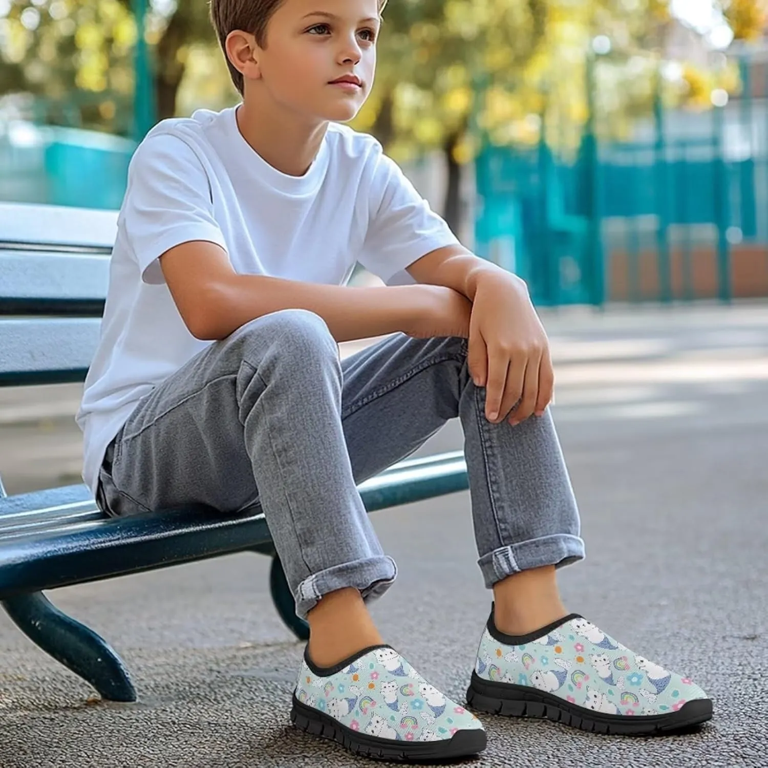 Low-Cut Animal Design Running Shoes for Boys Girls Non Slip Sneakers Casual Workout Shoes Children's Footwear