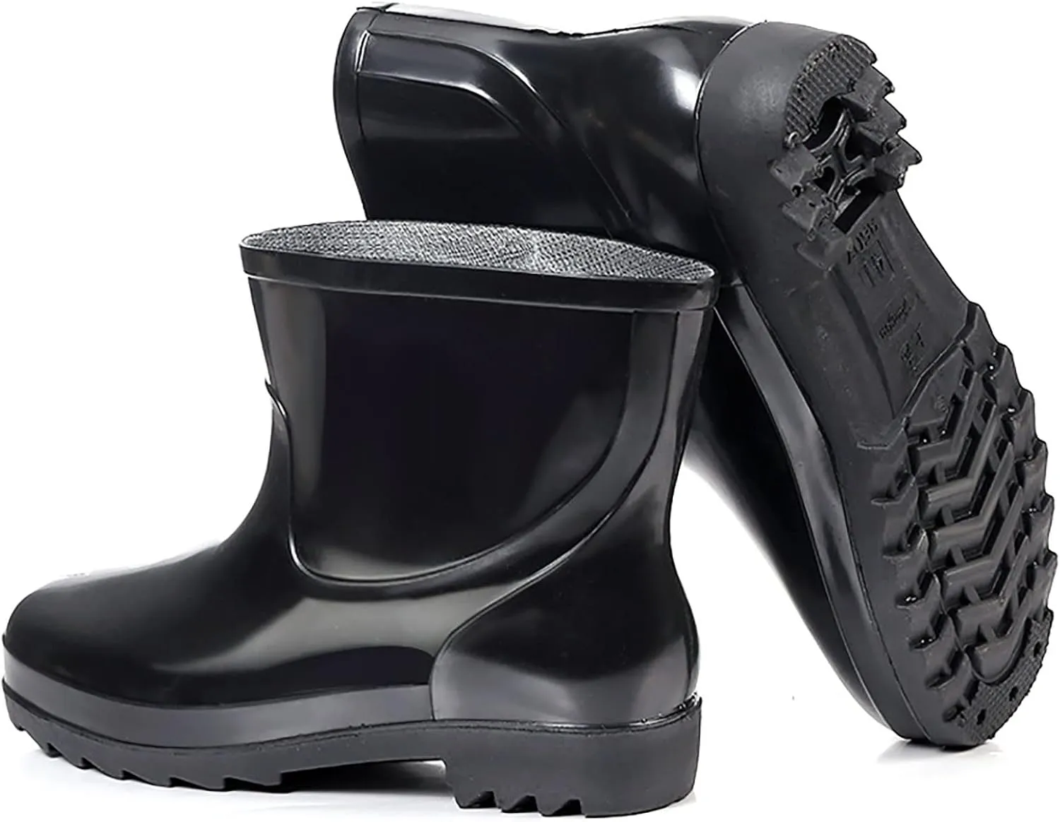 Man Short Rubber Rainboots Rubber Boots For Garden Man Rain Footwear Rain Shoes Winter Hoodies Men, 7.5